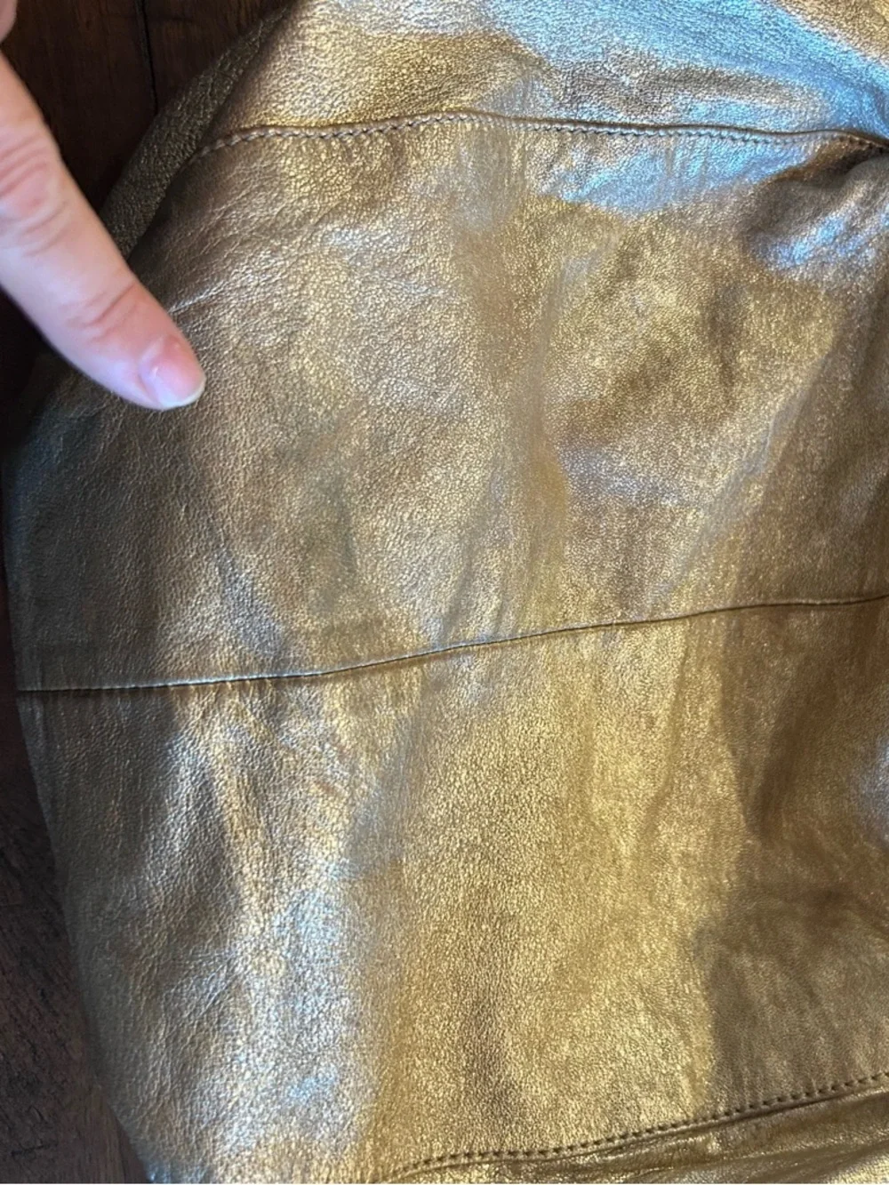 The Tory Burch Shimmer Gold Dean Hobo Bag MSRP 590.00